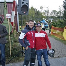 Felix und ich beim Heli Day