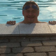 im Pool