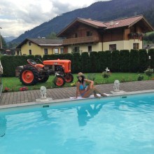Fotoshooting bei uns im Garten